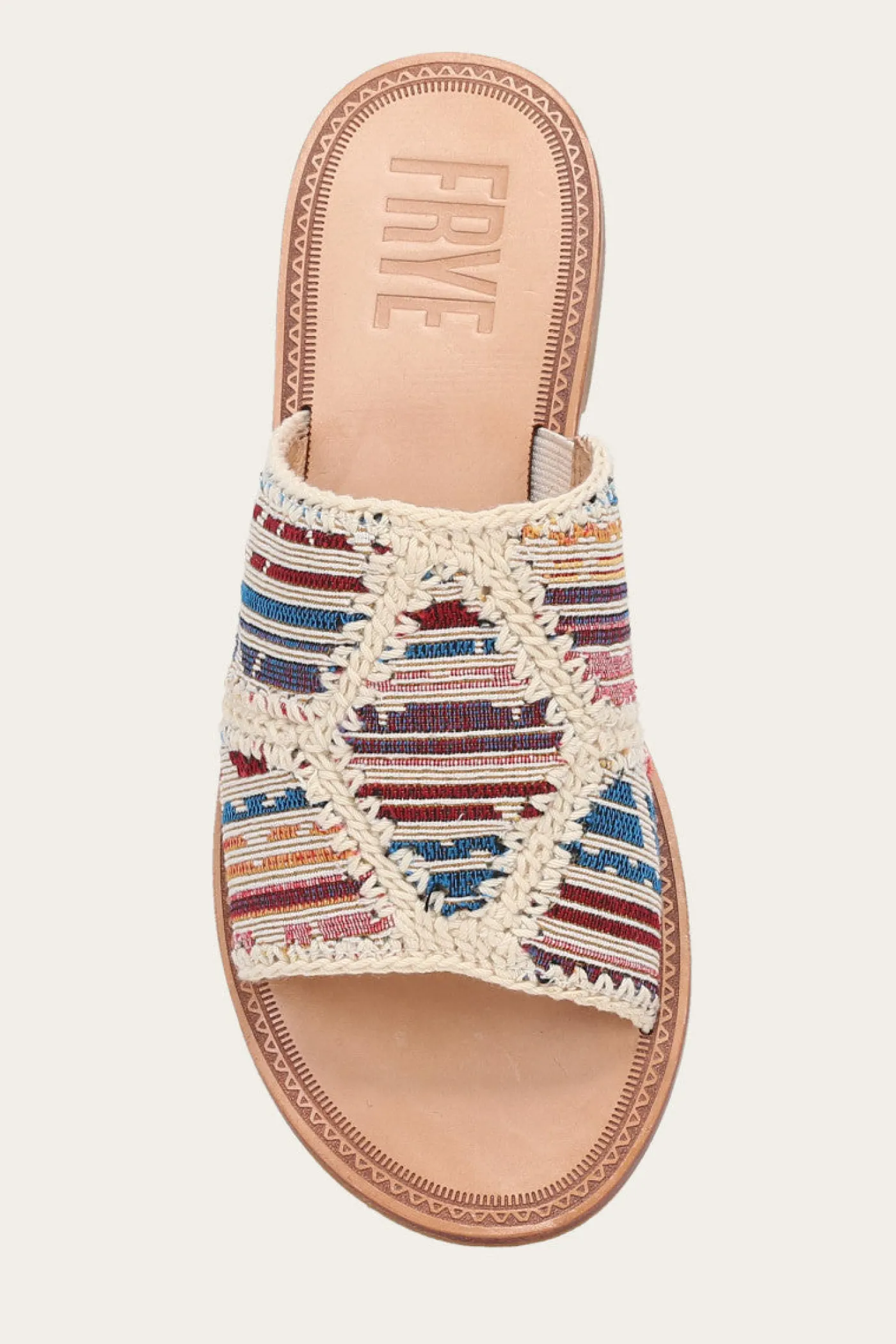 Frye Ava Crochet Slide
