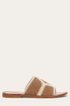 Frye Ava Crochet Slide