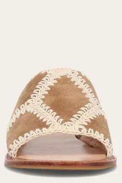 Frye Ava Crochet Slide