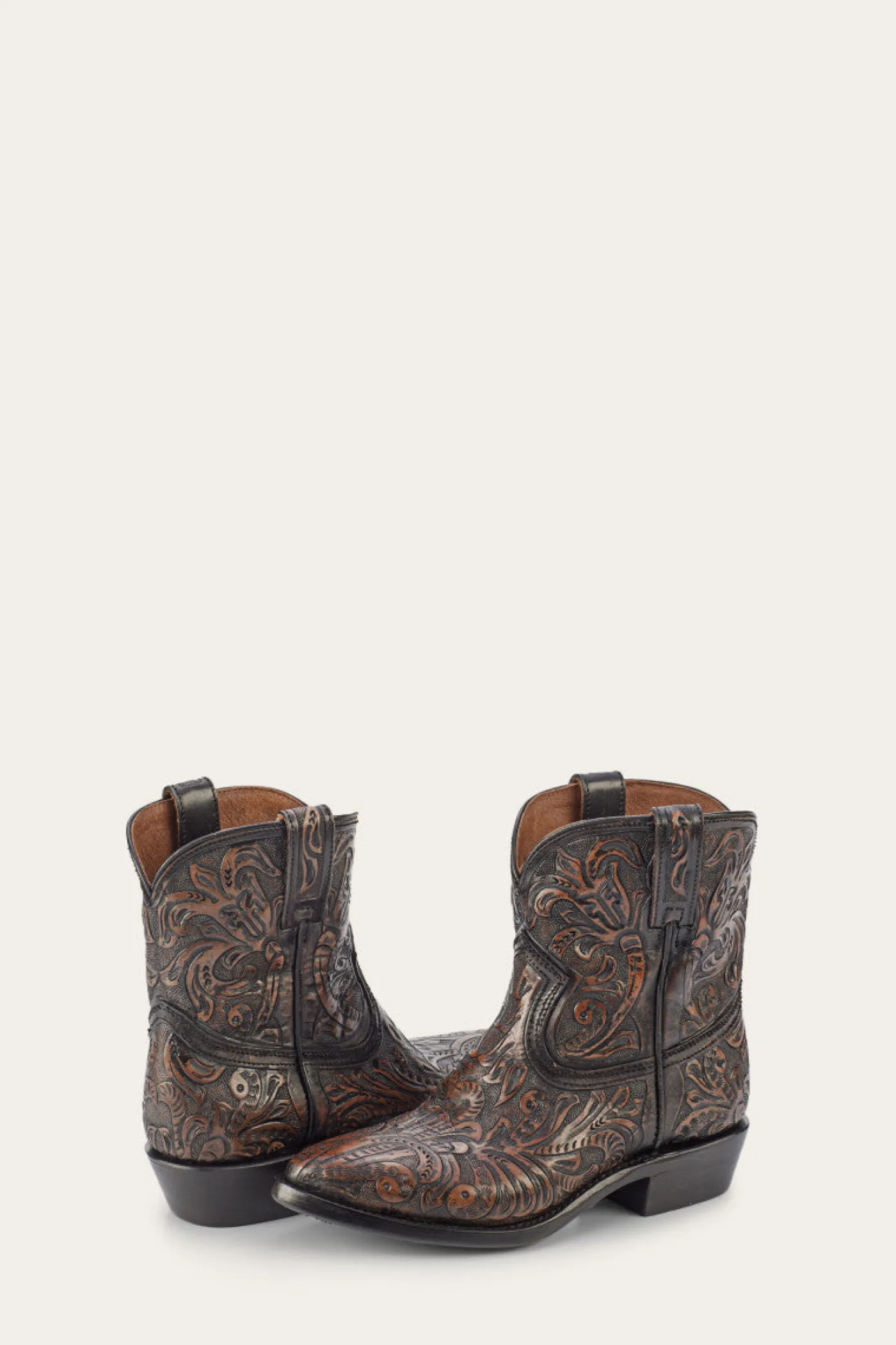 Best Frye Billy Short Tooled Black