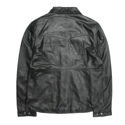 Clearance Frye Leather Shirt Black