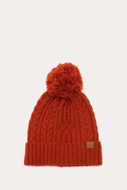 Outlet Frye Cable Beanie With Self Pom