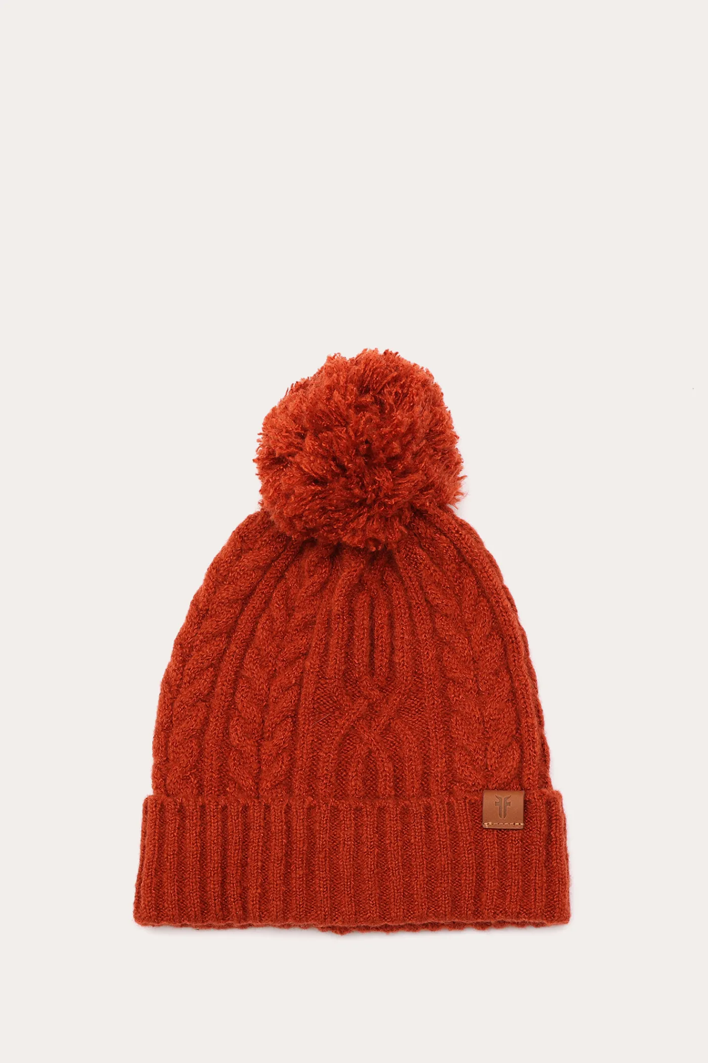 Outlet Frye Cable Beanie With Self Pom