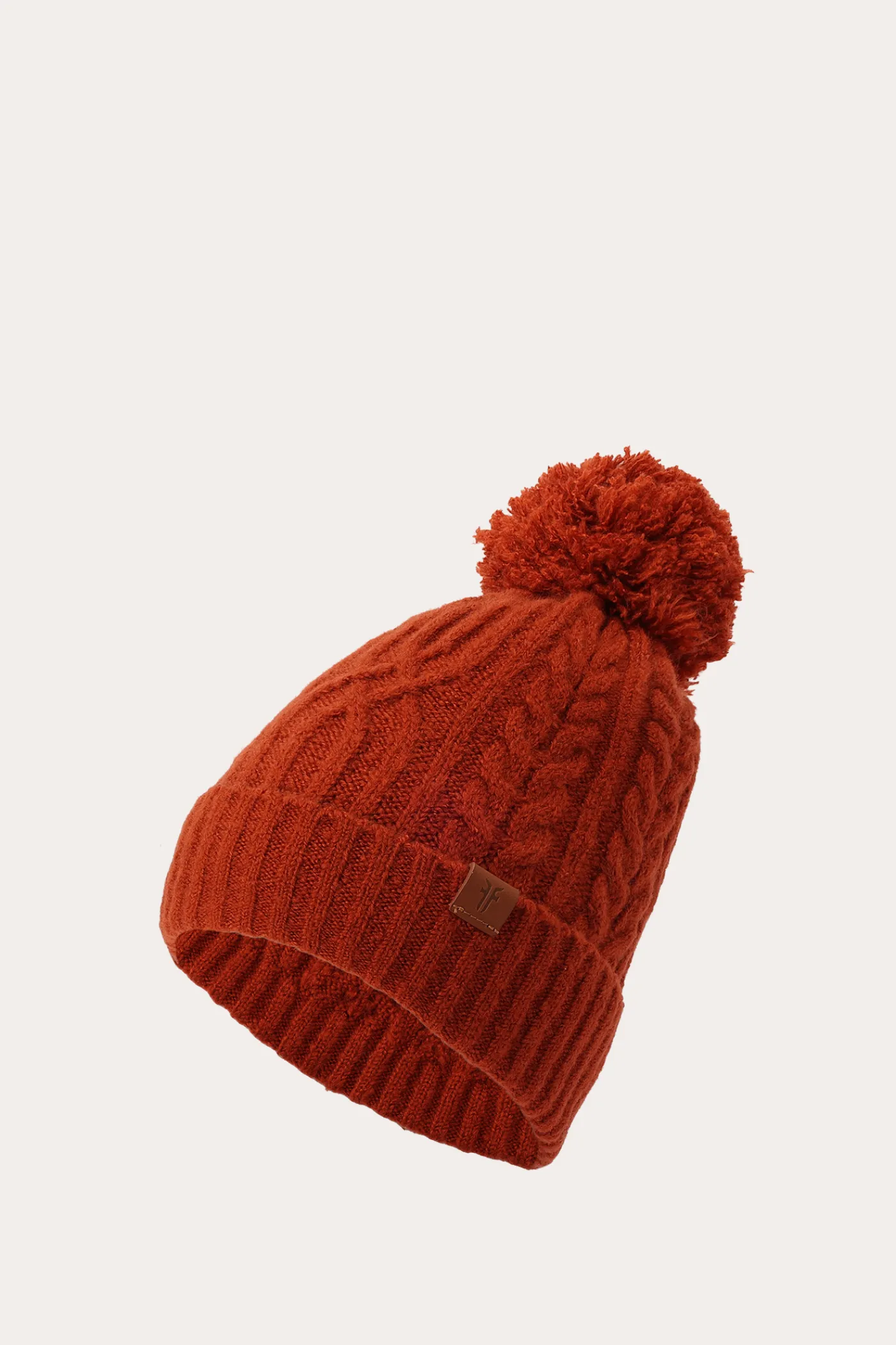 Outlet Frye Cable Beanie With Self Pom