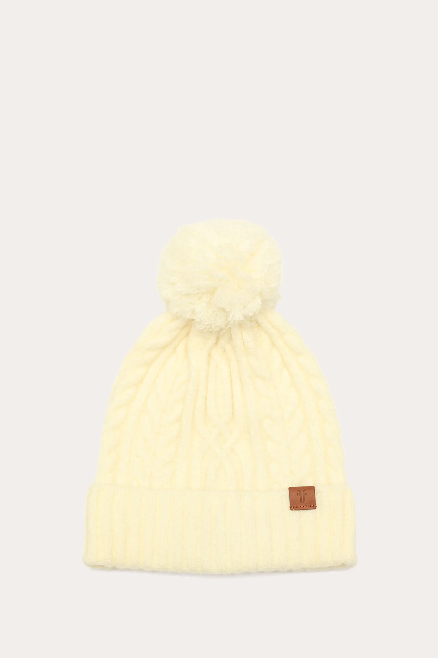 Outlet Frye Cable Beanie With Self Pom