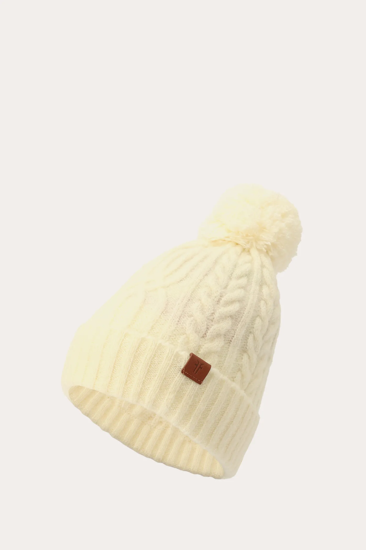 Outlet Frye Cable Beanie With Self Pom