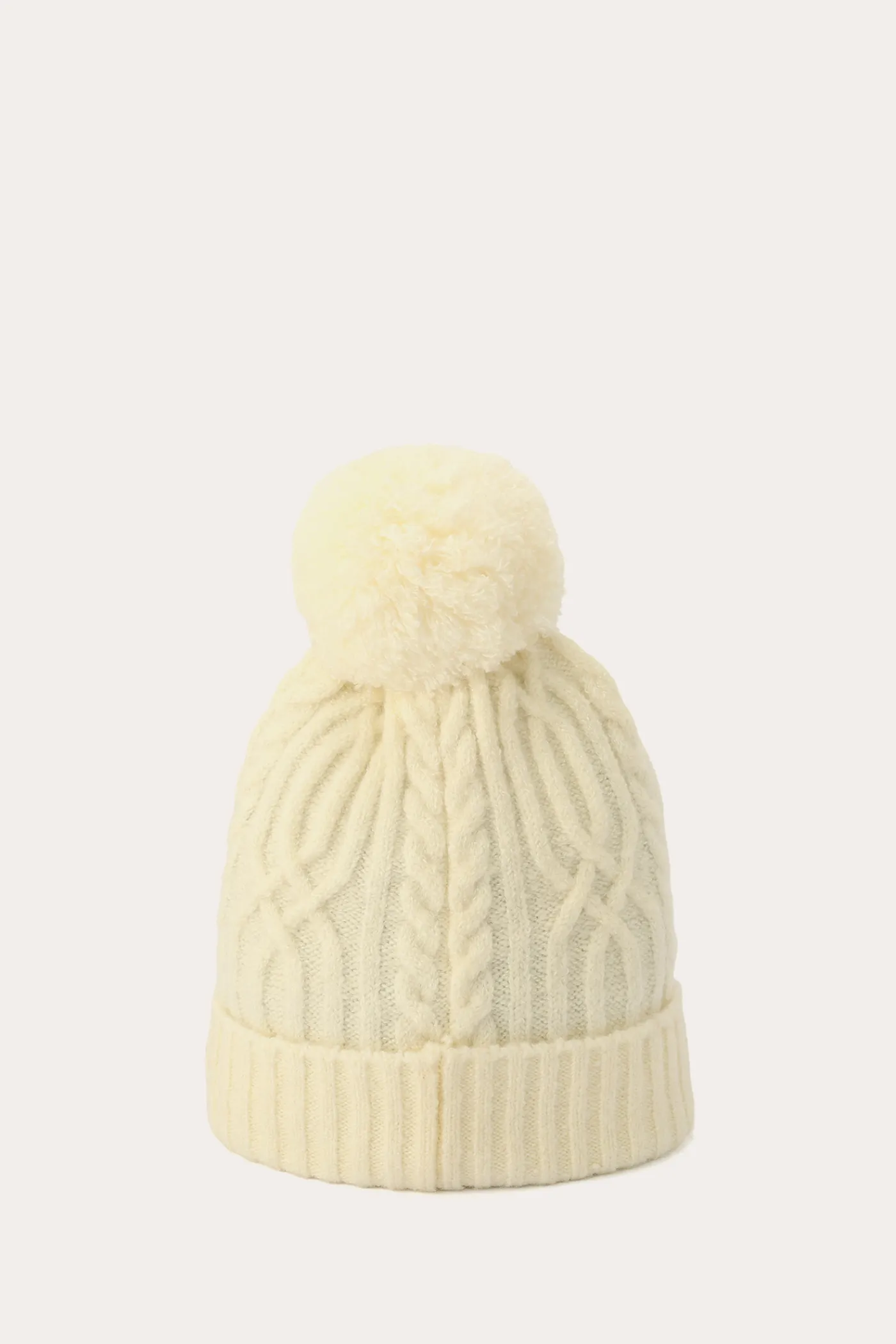 Outlet Frye Cable Beanie With Self Pom