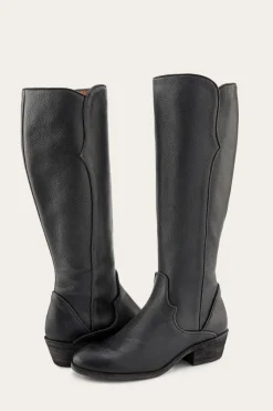 Frye Carson Piping Tall Wide Calf
