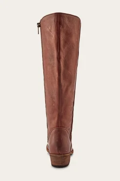 Frye Carson Piping Tall Wide Calf