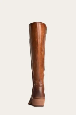 Frye Carson Piping Tall Wide Calf