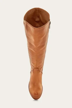 Frye Carson Piping Tall Wide Calf