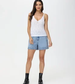 Sale Frye Crochet V-Neck Tank