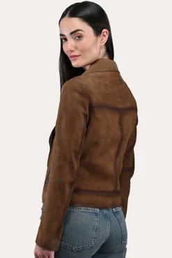 Discount Frye Biker Jacket Dark taupe