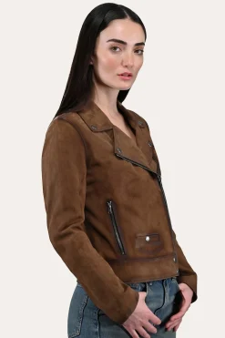 Discount Frye Biker Jacket Dark taupe