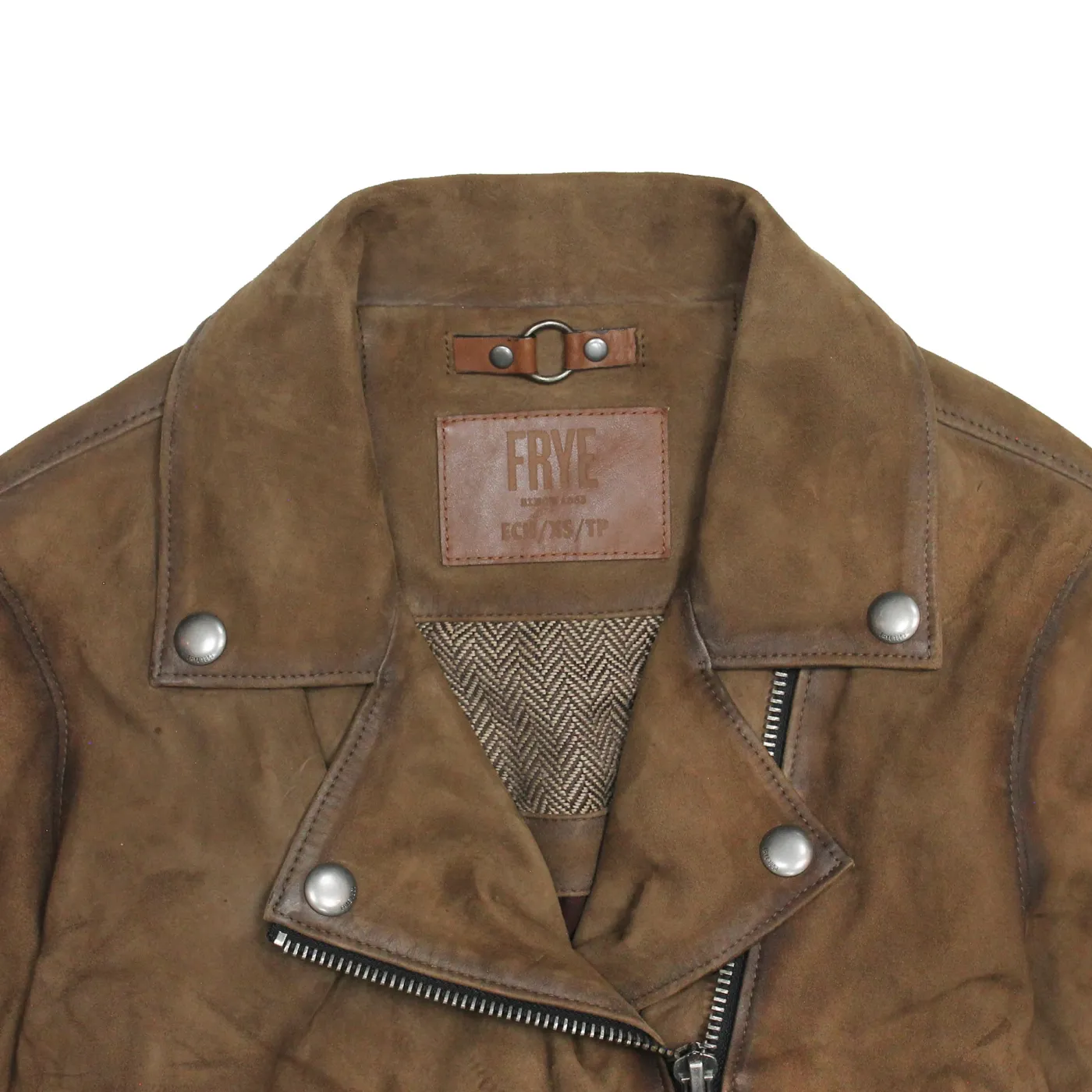 Discount Frye Biker Jacket Dark taupe
