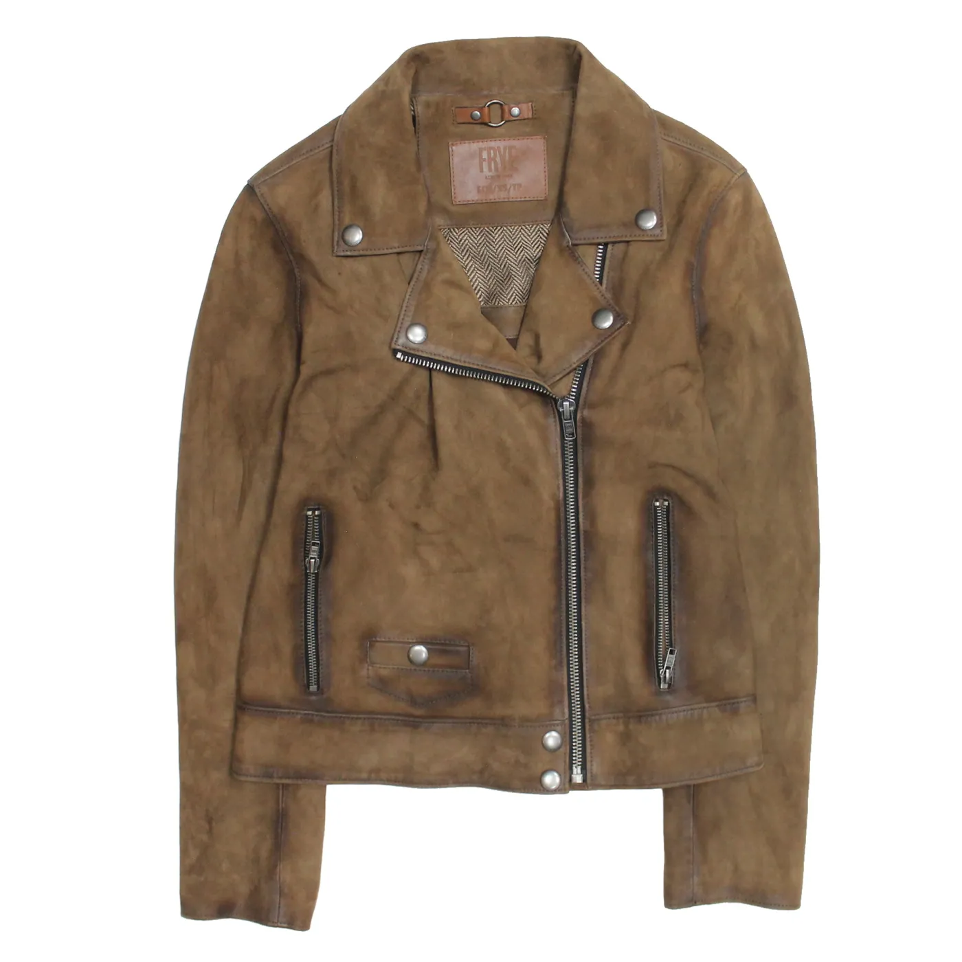 Discount Frye Biker Jacket Dark taupe