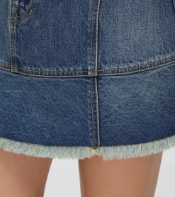 Best Frye Denim Mini Skirt Mustang Wash