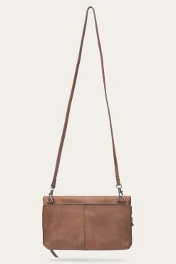 Clearance Frye Jean Crossbody Clutch Cognac