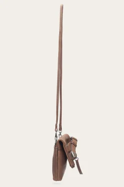 Clearance Frye Jean Crossbody Clutch Cognac