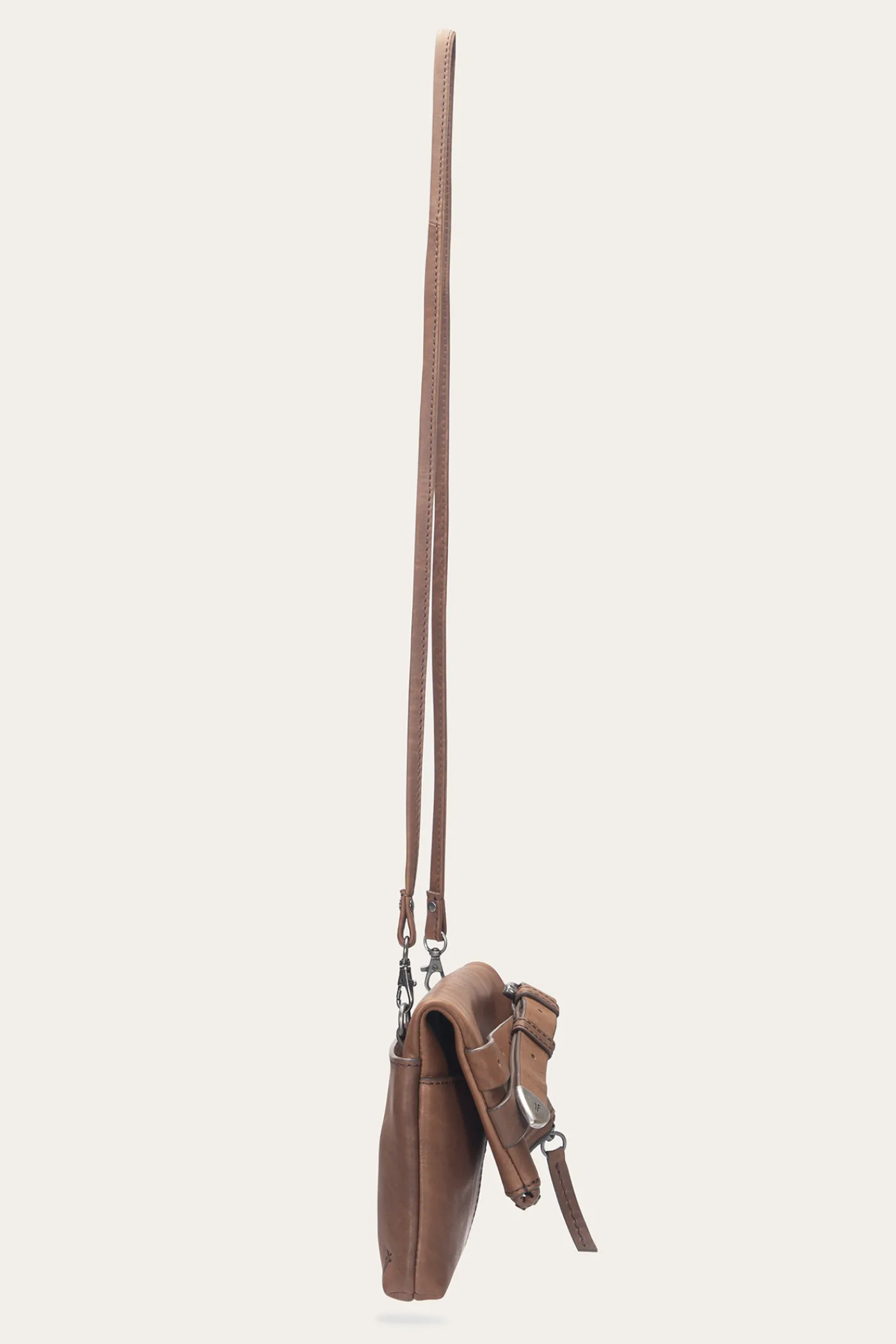 Clearance Frye Jean Crossbody Clutch Cognac