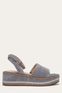 Sale Frye Joy Ankle Strap Platform Sandal
