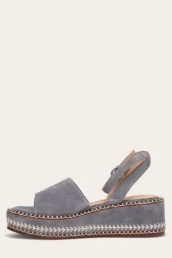 Sale Frye Joy Ankle Strap Platform Sandal