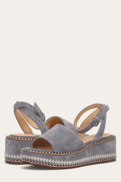 Sale Frye Joy Ankle Strap Platform Sandal