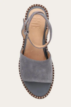 Sale Frye Joy Ankle Strap Platform Sandal