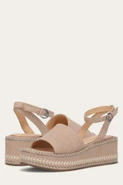 Sale Frye Joy Ankle Strap Platform Sandal