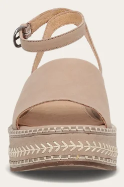 Sale Frye Joy Ankle Strap Platform Sandal
