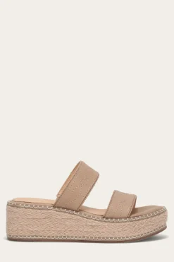 Clearance Frye Joy Woodstock 2 Band Platform Slide