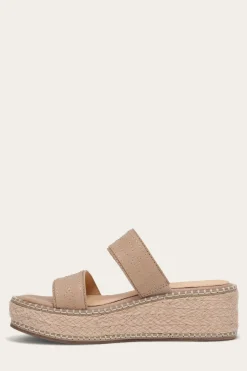 Clearance Frye Joy Woodstock 2 Band Platform Slide