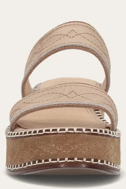 Clearance Frye Joy Woodstock 2 Band Platform Slide