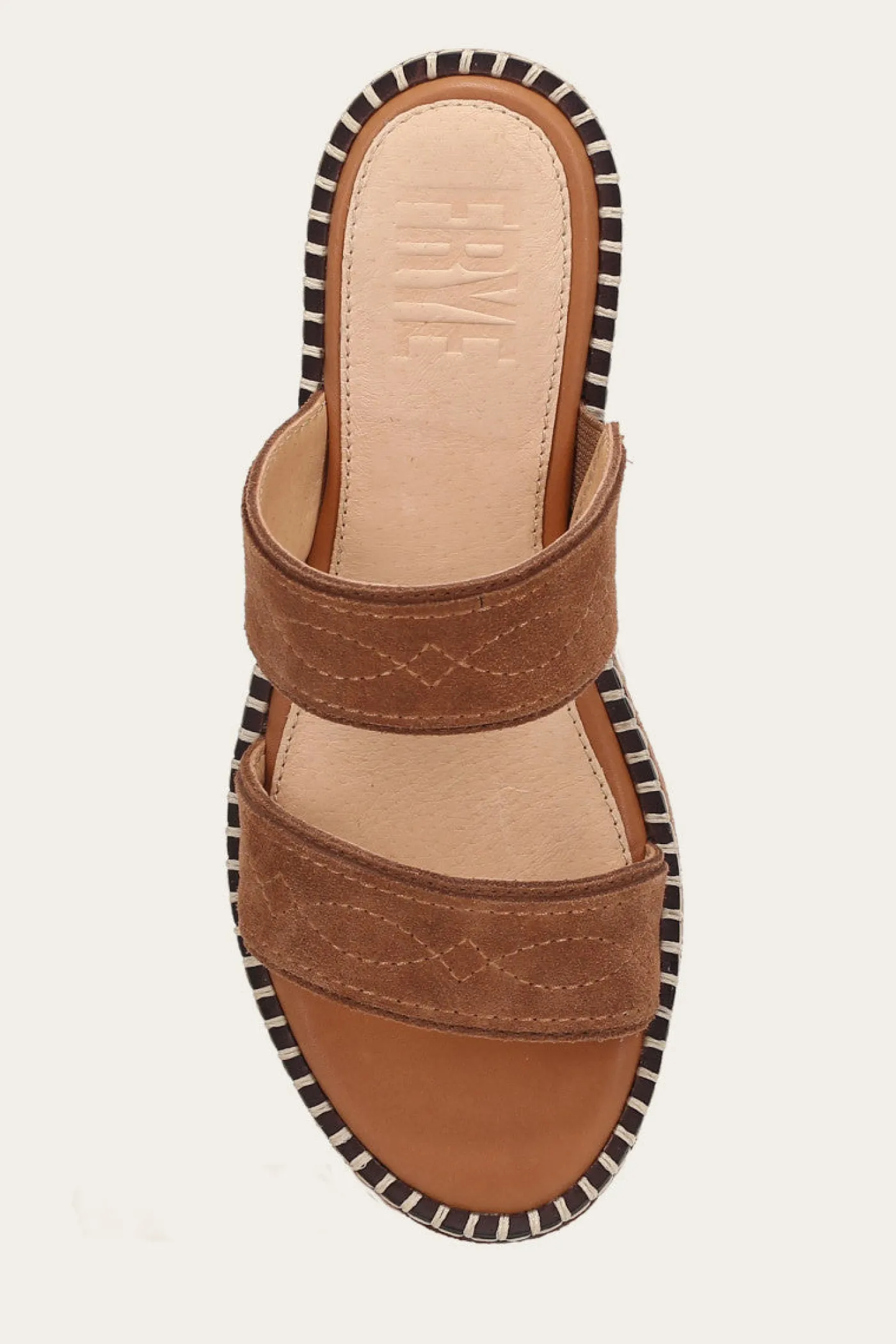 Clearance Frye Joy Woodstock 2 Band Platform Slide