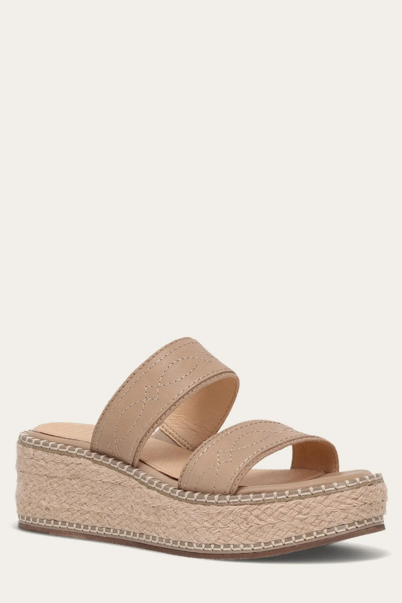 Clearance Frye Joy Woodstock 2 Band Platform Slide