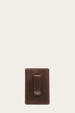 New Frye Logan Money Clip Card Case