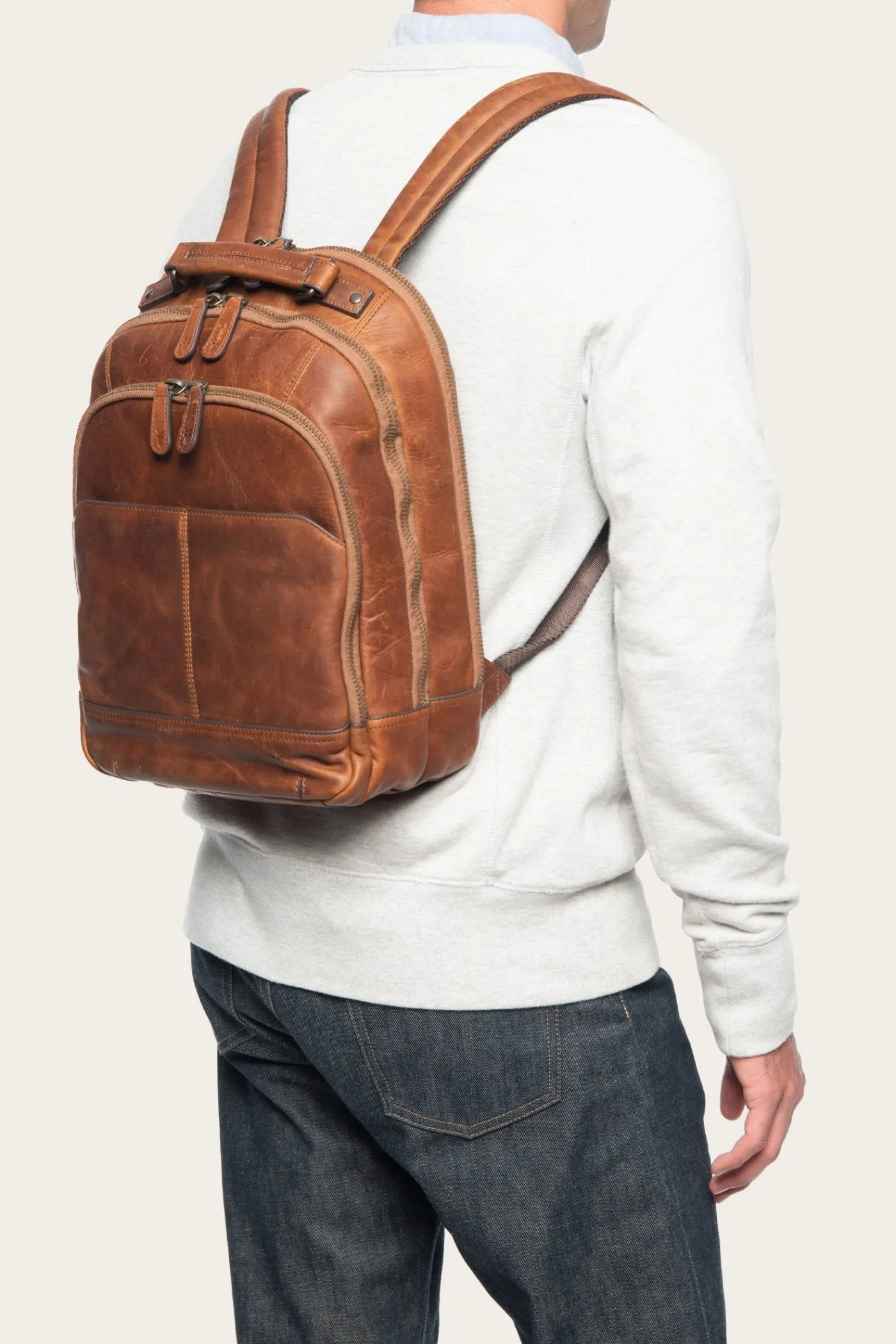 Best Frye Logan Multi Zip Backpack
