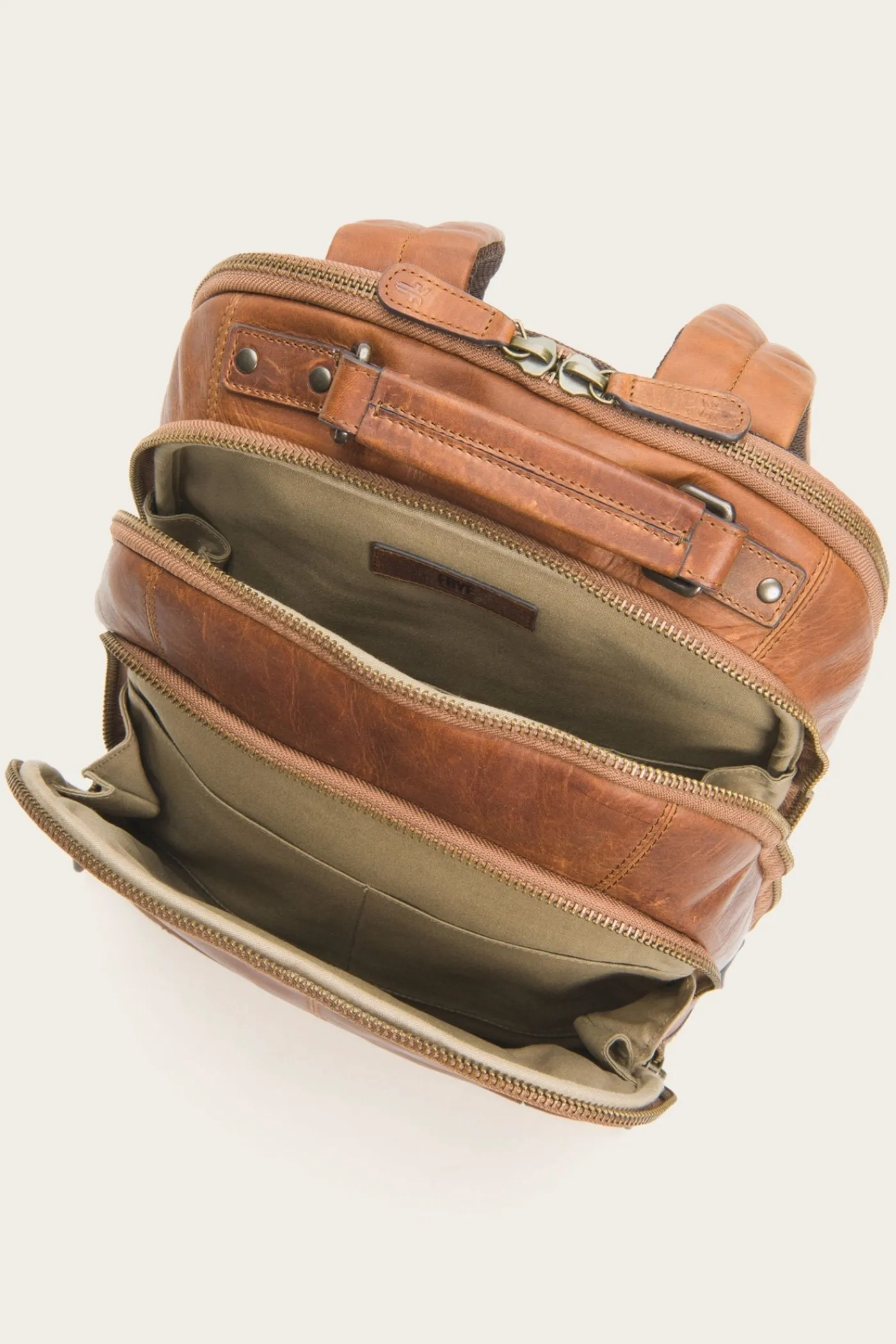 Best Frye Logan Multi Zip Backpack