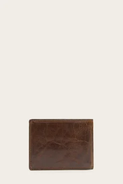 Hot Frye Logan Slim Id Billfold Dark Brown