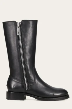Sale Frye Madison Heavy Zip Tall Black