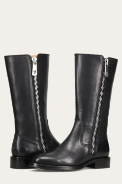 Sale Frye Madison Heavy Zip Tall Black