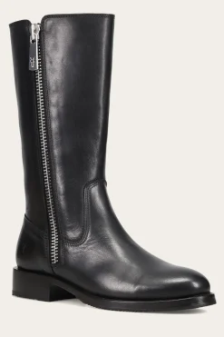 Sale Frye Madison Heavy Zip Tall Black