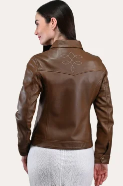 Best Frye Trucker Jacket Medium Brown