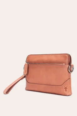 Frye Melissa Crossbody Wristlet APRICOT