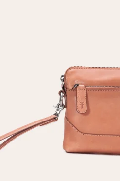 Frye Melissa Crossbody Wristlet APRICOT