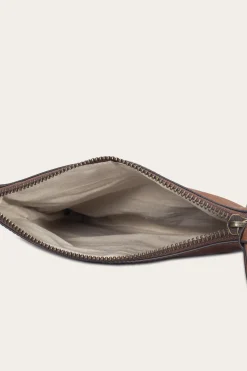 Frye Melissa Crossbody Clutch Cognac