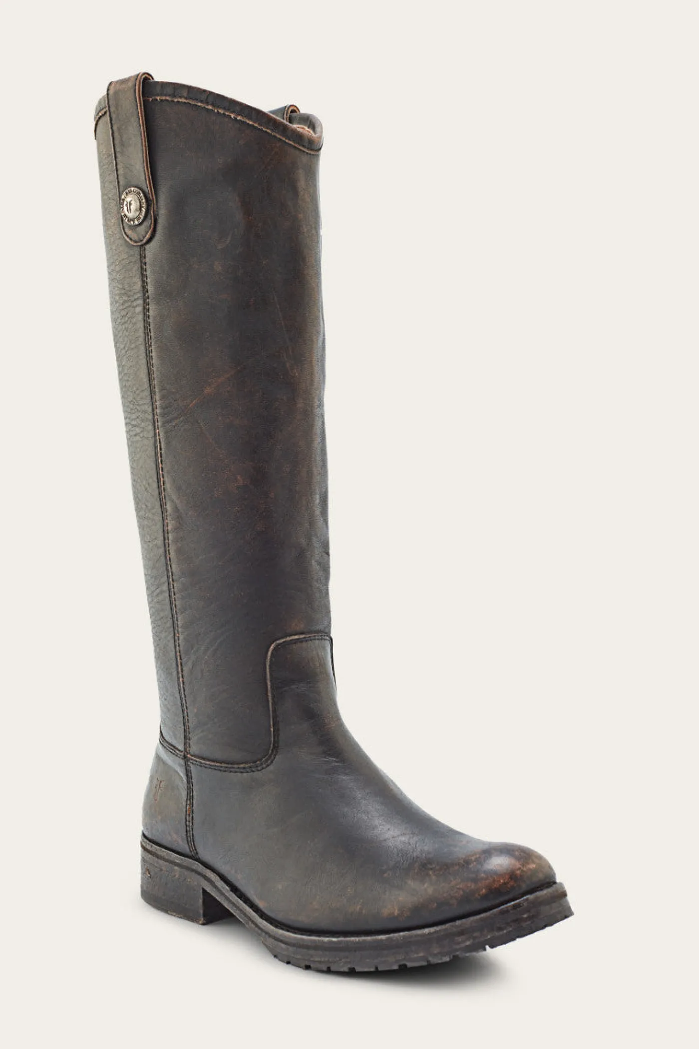 Clearance Frye Melissa Double Sole Button Lug Tall