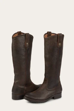 Clearance Frye Melissa Double Sole Button Lug Tall