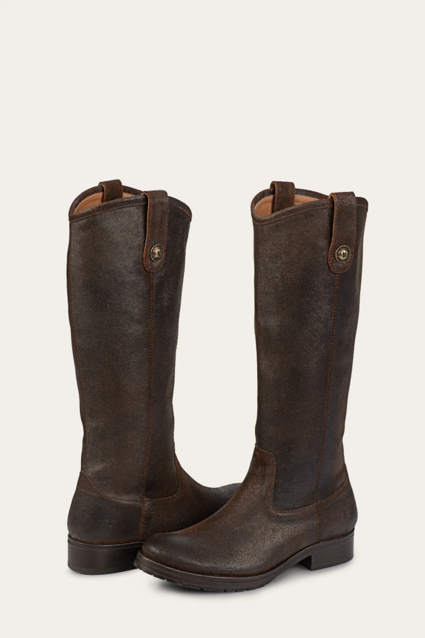 Clearance Frye Melissa Double Sole Button Lug Tall