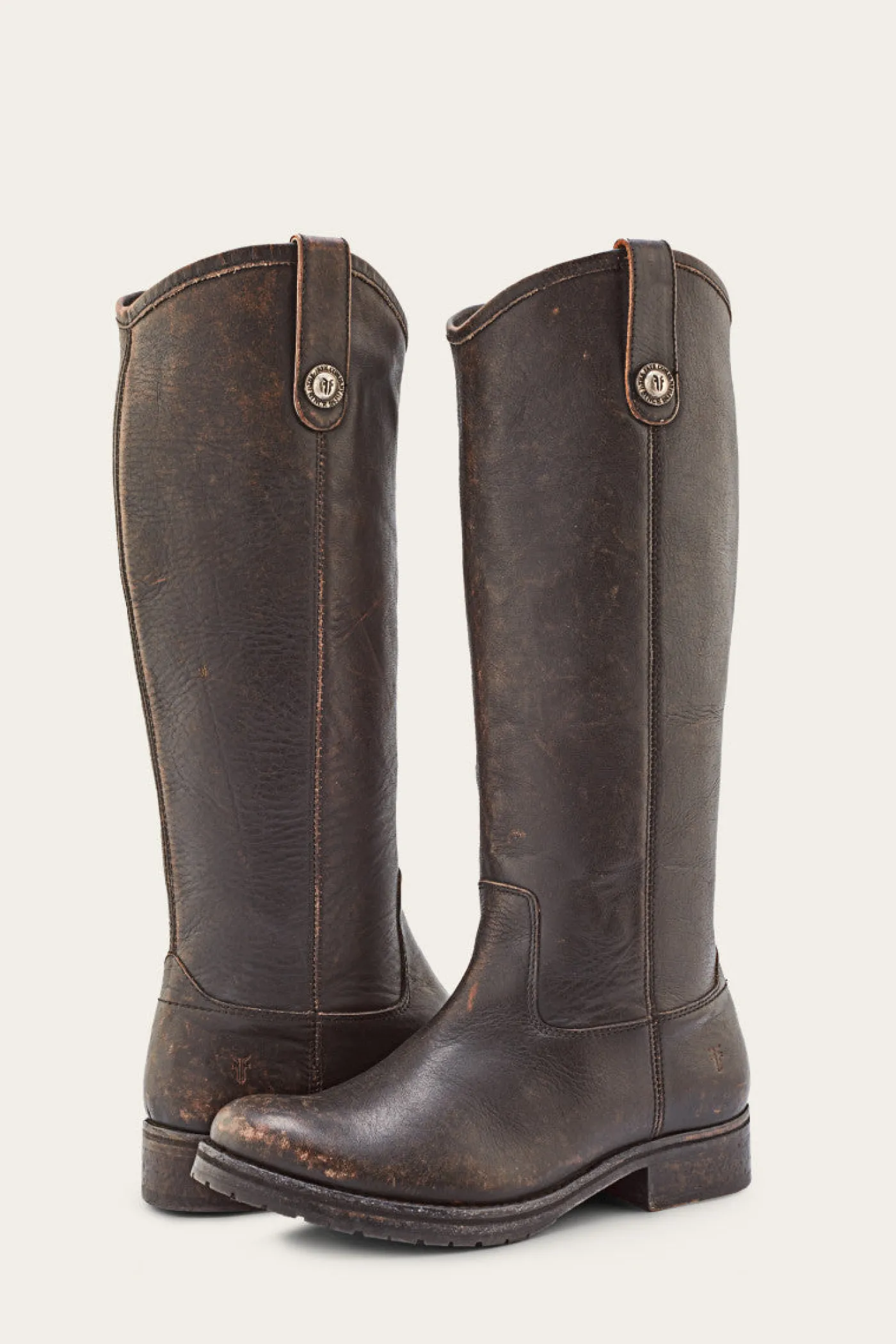 Clearance Frye Melissa Double Sole Button Lug Tall
